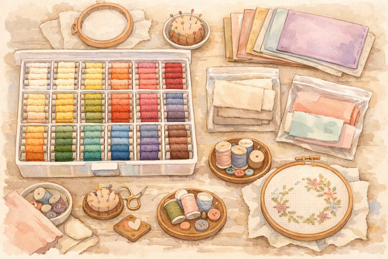 Organizing Your Cross-Stitch Stash